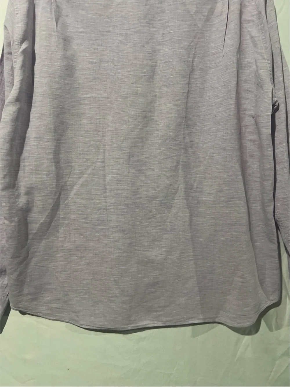 J.Crew Shirt Men’s XL Purple Lavender Linen Cotton Baird McNutt Slim Fit